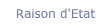 Raison d'Etat