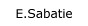 E.Sabatie